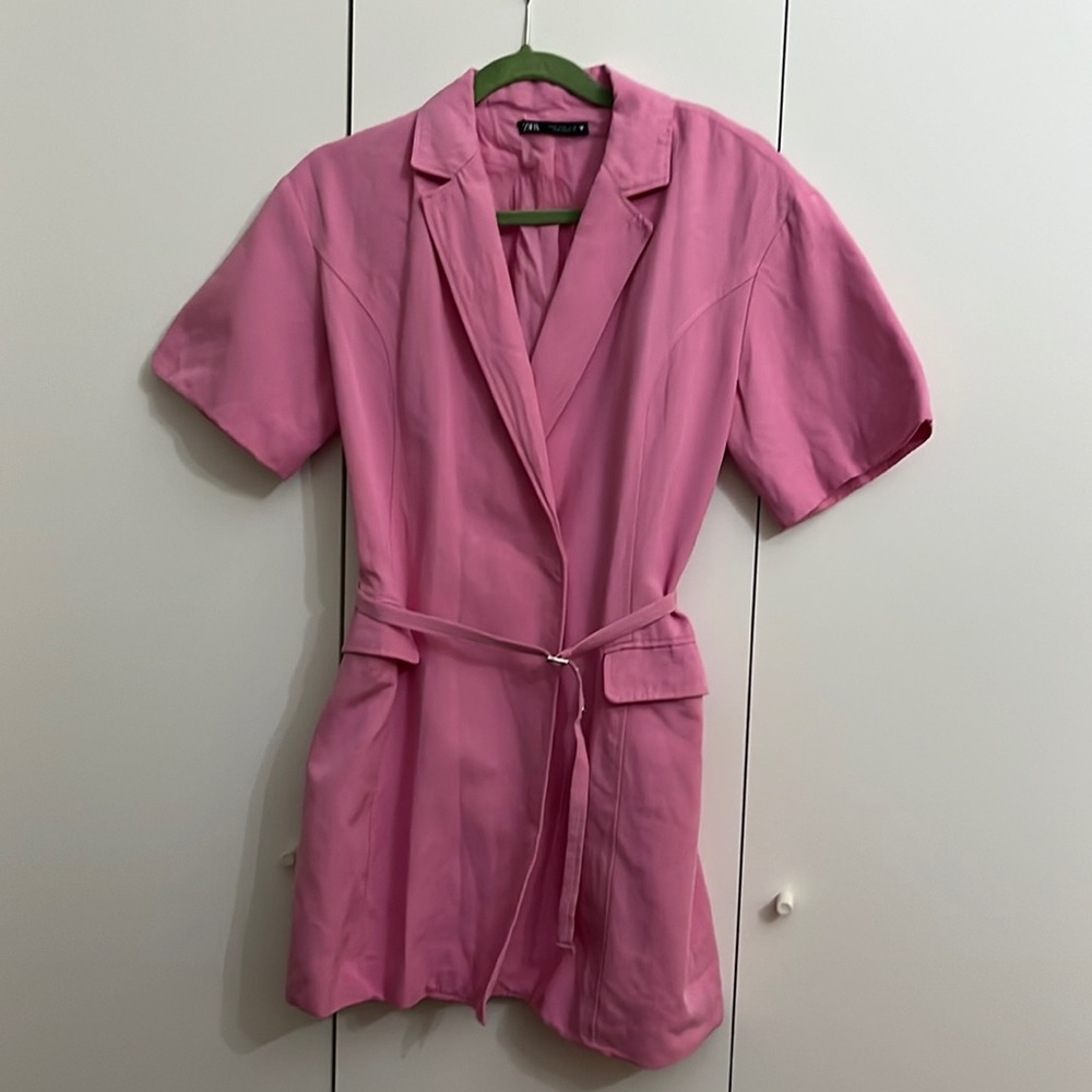 Short Sleeve Blazer dress